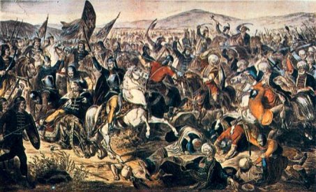 Cuadro "Batalla de Kosovo"