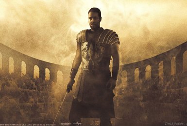 Russell Crowe en Gladiator