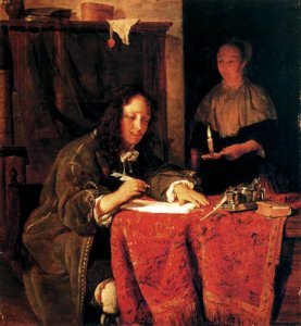 Muchacho escribiendo una carta - Gabriel Metsu