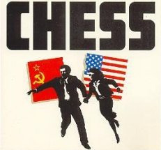 Cartel ajedrez USA vs URSS
