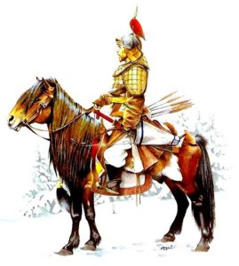 Arquero a caballo mongol