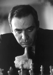 Kasparov ante el tablero
