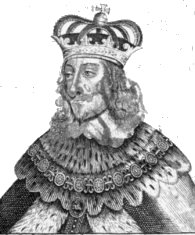 Dibujo de Gioachino Greco con una corona sobre su cabeza