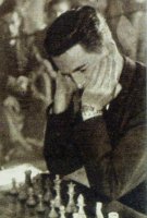 Pérez en sus inicios en el ajedrez