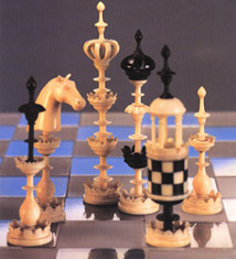 Fichas de ajedrez de diseo
