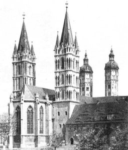 Dibujo de la catedral de Naunburg