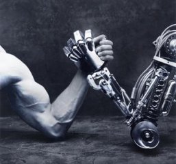 Brazo humano vs brazo artificial